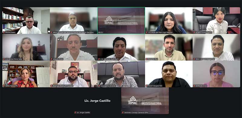 Consejo General del IEPAC aprueba proyecto de pres...
